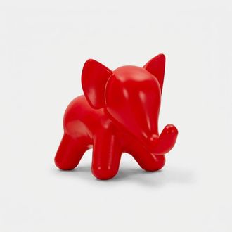Les Tendances Taburete De Interior Y Exterior De Polietileno Elephant - Rojo
