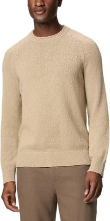 Paige Banuelo Boucl&eacute; Cotton Crewneck Sweater in Farro at Nordstrom, Size Large