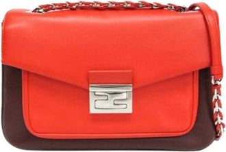 Fendi Pre-owned Cross Body Bags, female, Multicolor, Size: ONE SIZE Pre-owned 8Br677 Shoulder Bag