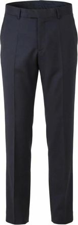 HUGO BOSS Lenon Broek - Heren - Nette broeken - Blauw - XL - Wol - Broeken