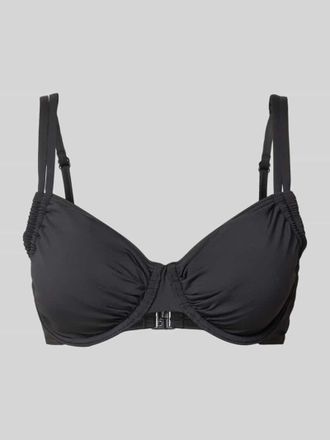 Lascana Bikini-Oberteil mit Raffungen in Black, Gr&ouml;&szlig;e 38D