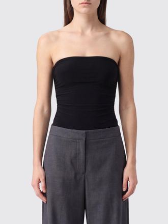 Norma Kamali Body a spalle scoperte in jersey con scollo dritto e vestibilit&agrave; slim