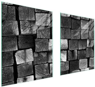 OEM Placa Protectora De Vidrio Para Estufa 85x52 Le&ntilde;a