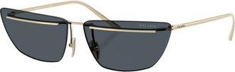 Prada C52S Zonnebril - Dames - Zonnebrillen - Zwart - 64 MM - Accessoires