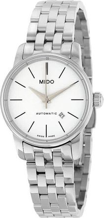 Mido Baroncelli Automatic White Dial Stainless Steel Ladies Watch M76004761