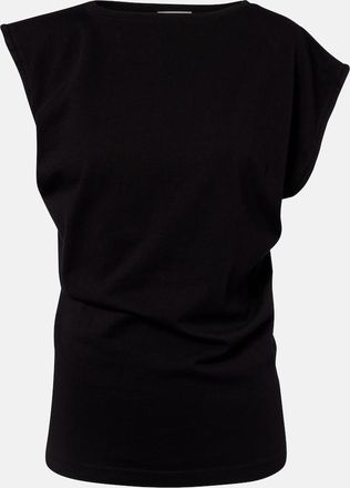 A Gold E Beth asymmetric cotton jersey T-shirt
