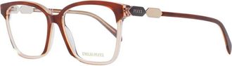 Pucci Bruine Vierkante Optische Frames voor Vrouwen - Dames - Brillen - Bruin - ONE Size - Accessoires
