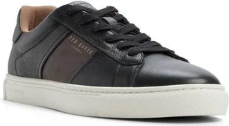 Ted Baker Bradley Leather Sneaker in Black at Nordstrom, Size 10.5