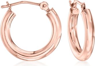 Ross-Simons 2.5mm 14kt Rose Gold Hoop Earrings