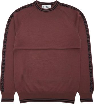 John Richmond Maglieria Girocollo - - Knitwear - Uomo - Marrone - M