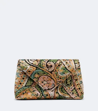 Dries Van Noten Clutch Medium in jacquard