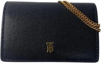 Burberry Pre-owned Cross Body Bags, female, Black, Size: ONE SIZE Pre-owned Cross Body Bag