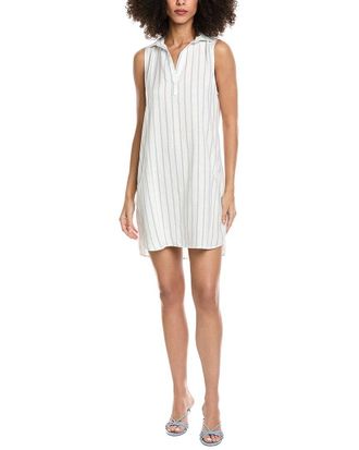 Bella Dahl Sleeveless Linen-Blend A-Line Dress