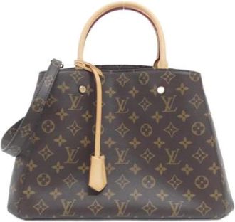 Louis Vuitton Borsa in tela Pre-owned - - Pre-owned - Donna - Marrone - ONE SIZE
