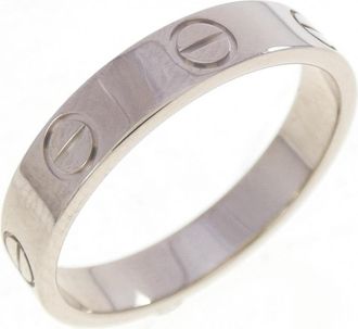 Cartier Love White Gold (18K) Band Ring (Pre-Owned)