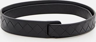 Bottega Veneta Black LEATHER BELT