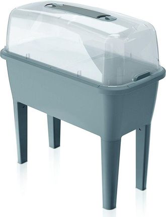 Prosperplast Huerto Urbano Con Invernadero De 77x38x82 Cm - Gris