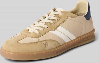 Woolrich Sneaker aus Leder mit Gummisohle in Beige, Gr&ouml;&szlig;e 40