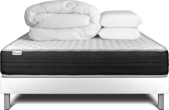 VITALIT Pack Colch&oacute;n Blanco Espuma Viscoel&aacute;stica 200 X 200
