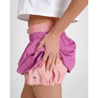 HommeGirls Bloomers in Coral Stripe at Nordstrom, Size Large