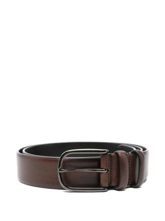 Officine Creative leather buckle belt - Brown