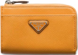 Prada Portachiavi con logo - Arancione