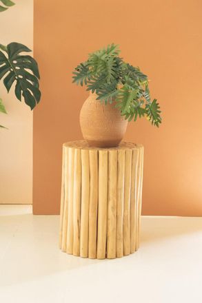 Kalalou Round Multi Branches Tolino Side Table