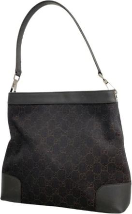Gucci Pre-owned Shoulder Bags, female, Black, Size: ONE SIZE Pre-owned Vintage Shoulder Bag
