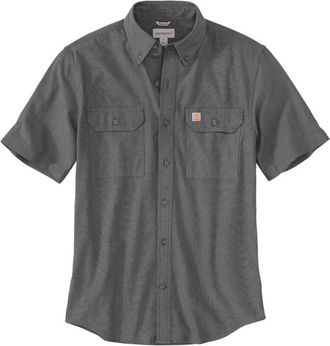 Carhartt Work in Progress Loose Chambray S/S Hemd f&uuml;r Herren | grau