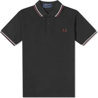 Fred Perry Tops, Heren, Zwart, XS, Original Twin Tipped Polo