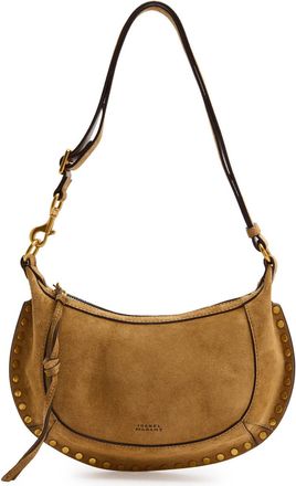 Isabel Marant Oskan Moon Suede Shoulder bag - Gold - One Size