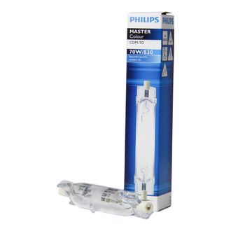 Philips Mastercolour Cdm-td Lampara Con Hidroduros Metalicos Ataca Rx7s 70w W W Warm Light Cdmtd70