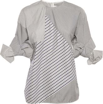 Victoria Beckham Blusa a righe - Bianco