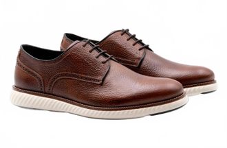 Martin Dingman Mens Countryaire Water Buffalo Plain Toe Shoes In Oak