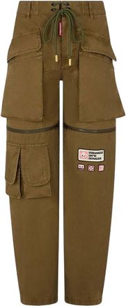 Dsquared2 Dark Green Relaxed Cargo