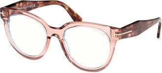 Tom Ford Optical Frame - Dames - Brillen - Roze - 52 MM - Accessoires
