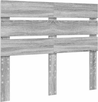 vidaXL Cabecero Gris Sonoma 135 Cm Madera De Ingenier&iacute;a Vidaxl