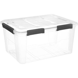 5five Simply Smart Caja De Pl&aacute;stico Con Clip Protect+ De 75l - 5five