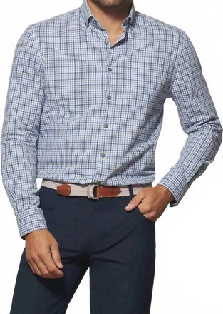 Johnnie-O Ruben Top Shelf Button Up Shirt In Wake