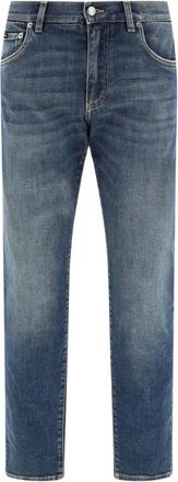 Dolce & Gabbana Veelzijdige Klassieke Denim Jeans voor Dagelijks Gebruik - Heren - Regular Fit Jeans - Blauw - S - Denim - Jeans
