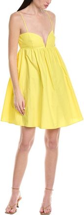Susana Monaco Poplin Back V-Wire Mini Dress
