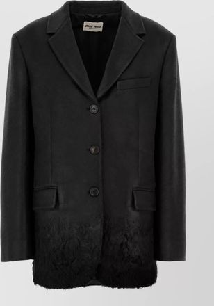 Miu Miu cashmere single-breasted coat