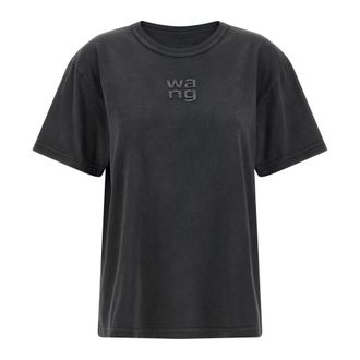 Alexander Wang Dames, Tops, Zwart, Maat: XS Katoen