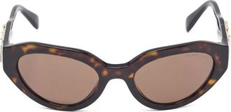 Michael Kors 2020 zonnebril met geometrisch montuur - Bruin