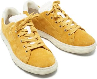 Jimmy Choo London Sneakers Diamond in pelle scamosciata - Giallo
