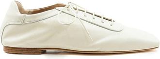 Andrea Gomez Antonia Full Leather Oxford in White at Nordstrom, Size 36.5