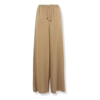 Max Mara Wide Trousers, female, Beige, Size: XS Wide Trousers
