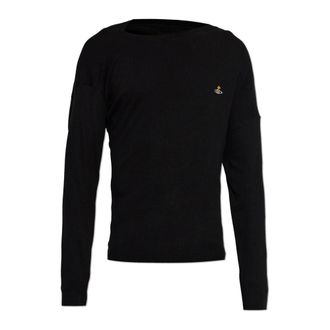 Vivienne Westwood unisex, Truien, Zwart, Maat: M Leer