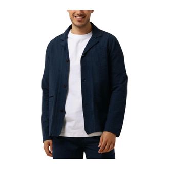Butcher of Blue Heren, Jassen, Blauw, Maat: M Katoen