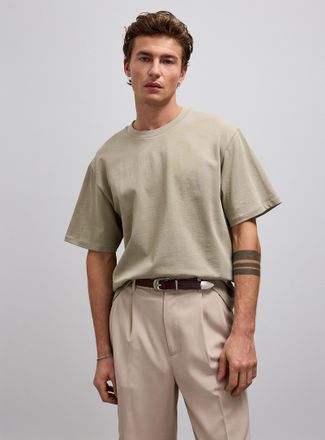 Lindbergh Mens Thick jersey loose T-shirt